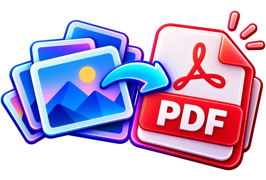 أداة تحويل الصور إلى PDF أونلاين مجانًا